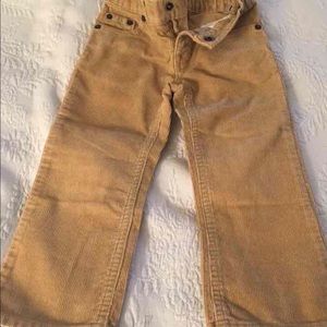 Khaki Polo Courdoroy.